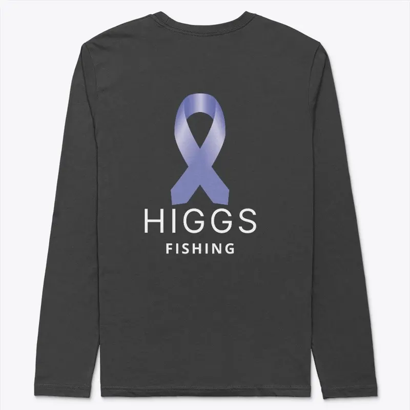 Higgs Fishing Cancer Ribbon LS